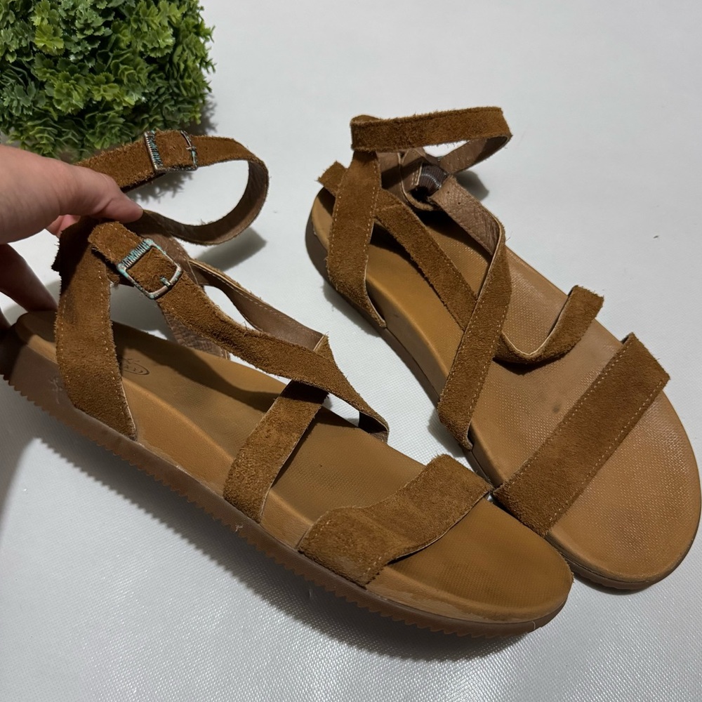 Chaco Brown Strappy Sandals